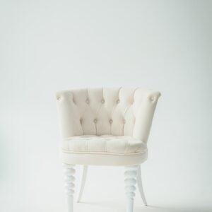 Travertine Side Table
